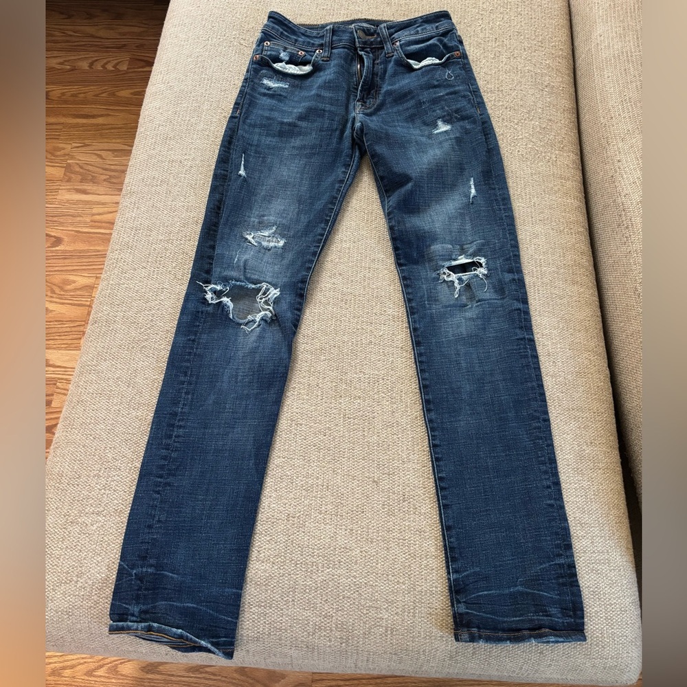 American Eagle Next Level Flex Distressed Slim Jeans
